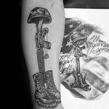 They love their country so much that they are willing to put their lives on the line just for the sake of protecting the place they call home. 50 Fallen Soldier Tattoo Designs For Men Memorial Ideas