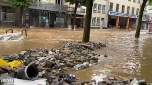 In belgium, dramatic footage of the floods showed cars being swept away along a street in the city of verviers. Uhnbpn U0wgkgm
