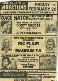 Nwa Promotion Flyer Nwa Pro Wrestling Wrestling