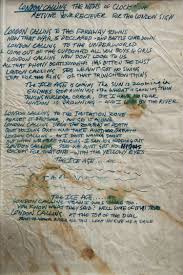 London Calling Joe Strummer Joe Strummer London Calling The Clash London Calling