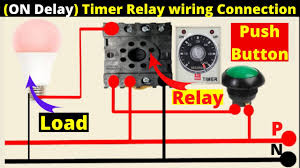 Ql series electromechanical relay specifications. On Delay Timer Wiring Diagram 8 Pin Timer Relay Wiring Diagram Mian Electric Youtube