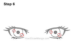 How to draw a anime glare. How To Draw Manga Eyes Woman Both Eyes Step By Step Pictures How 2 Draw Manga