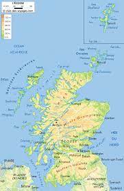 L'ecosse fait partie du continent européen proche des pays : Carte De L Ecosse Club Des Voyages