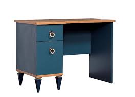 Hochbett mit schreibtisch gunstig bei kinder komfort. Schreibtisch Moss Blau Traum Moebel Com