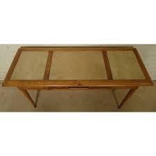 Mid Century Walnut Console Table With Marble Inserts Console Table Modern Console Tables Modern Console