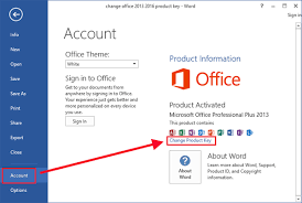 How To Change Your Microsoft Office 2010 2013 Or 2016 Product Key