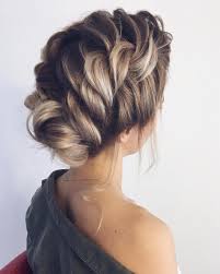 Braided Updo Hairstyles Braid Wedding Hairstyles Updo Loose Braid Updo Weddi Braided Hairstyles Updo Medium Length Hair Styles Braided Hairstyles For Wedding
