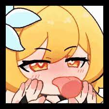 I had to turn acomu414's gif into a usable emoji for Discord. I want to  make Lumine lick my friends. : r/Genshin_Memepact
