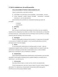 Ci de administrare a medicamentelor. 3 Caile De Administrare Ale Medicamentelor