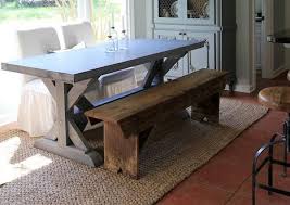 Sds Designs Zinc Top Table With A Wood Farm Trussell Base Custom Made Zinc Tables Any Size And You Pick Color And Zinc Table Zinc Coffee Table Furniture