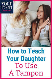 If you still have questions about how to insert a tampon, you can check out the instructions on the tampon packaging or ask a health care provider or gynecologist. First Time Using A Tampon Teach Girls How To Use A Tampon