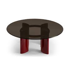 More buying choices $287.99 (2 new offers) hanover foosball coffee table with telescopic rods and counterbalanced players, red. Coffee Table With Red Lacquered Legs And Smoked Glass Top Carlotta The Socialite Family