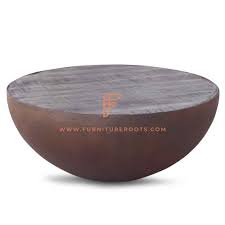 Coordinating with our fernando accent table, the fernando metal drum coffee table is also a crate and global and artisanal in feel, handcrafted fernando sculpts an artful iron coffee table that. Buy Fr Coffee Tables Series Drum Coffee Table In Metal Base In Rust Brown Finish And Rough Sawn Wood Top Online Drum Tables Hotel And Restaurant Tables Commercial Furniture Furnitureroots Product