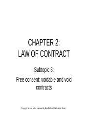 In fact, richard wee is among the few lawyers in malaysia well versed in sports law. 126350700 Week 4 Chapter 2 Law Of Contract Ppt Subtopic 3 Voidable Contractppt Chapter 2 Law Of Contract Subtopic 3 Free Consent Voidable And Void Course Hero