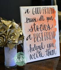 Best Friend Birthday Homemade Simple Birthday Wall Decoration At Home Bridesmaid Gift Watercolor Friendship Quote Canvas Painting Etsy Diy Birthday Gifts Best Friend Canvas Birthday Gifts For Best Friend