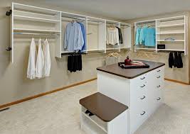 What kind of closet has an island dresser? Walk In Closet With Island Novocom Top