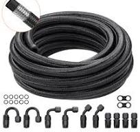 Amazon.com: VEVOR 8AN Fuel Line Kit, 20 FT Fuel Hose Kit ...