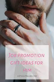 Text it, email it, or write it in a card, but make sure to congratulate them on their special occasion. Job Promotion Gift Ideas For Him Job Promotion Gifts Job Promotion New Job Gift