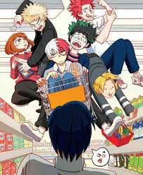 Bnha Meme Una Normale Giornata Al Supermercato Nel 2020 Personaggi Anime Divertente Disegni Di Anime