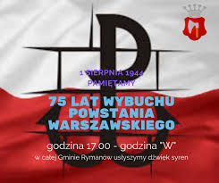 77 lat temu w stolicy polski rozpoczęło się, trwające 63 dni, powstanie warszawskie. 75 Rocznica Wybuchu Powstania Warszawskiego Pamietamy Artykul 4936 Aktualnosci Urzad Gminy Rymanow
