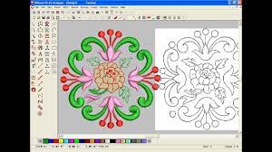 You will be amazed at the new tools and extra fonts. How To Make Computer Embroidery Design Embroidery Machine Design Pat 125 Youtube
