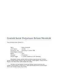 Contoh surat akuan bujang dari majikan. 10 Contoh Surat Pernyataan Terbaru