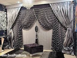 Room Divider Luxury Curtains Designalls In 2020 Silver Curtains Black And Silver Curtains Luxury Curtains