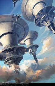 cgtalk above the clouds tuomas korpi 2d 環境アート 未来都市 ファンタジーな風景