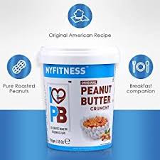 Myfitness Original Peanut Butter Crunchy 510g Amazon In Grocery Gourmet Foods Peanut Butter Peanut Butter Maker Crunchy