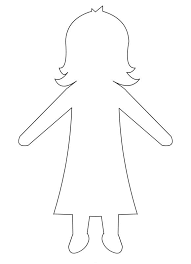 Paper dollspaper dolls are a great craft for young children to practice their cutting skills and acting out different scenerios. Paper Doll Template Best Coloring Pages For Kids