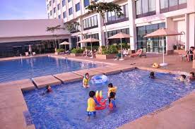 Where is four points by sheraton sandakan located? Swimming Pool Area Picture Of Four Points By Sheraton Sandakan Tripadvisor