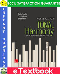 Add alto and tenor parts to each of the following exercises. Workbook For Tonal Harmony 8th Edition Etextbook By Stefan Kostka Tonal Harmony Workbook Harmony