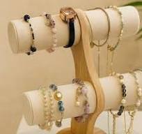 Expositor de pulseras de madera maciza de aliso: Expositor ...