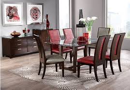 Shop For A District Row Red 5 Pc Dining Room At Rooms To Go Find Dining Room Sets That Will Look Great Dining Room Sets Dining Room Design Unique Dining Room