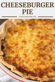 Cheeseburger Pie Recipe Chisel Fork Recipe Cheeseburger Pie Recipes Dinner Pies