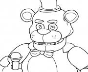 Nightmare freddyng page free printable pages uncategorized fredbear five nights at foxy and mangle puppet. Five Nights At Freddys Fnaf Coloring Pages To Print Five Nights At Freddys Fnaf Printable