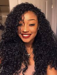 Women everywhere are embracing the natural look and this weave hair is the perfect way to transition into a natural. Curly Hairstyles For Black Black Curly Weave Hairstyles Curly Hair Weave Styles Curly Brazilian Weave