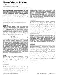 Pnas Journal Scientific Journal Articles Academic Journal Articles Scientific Journal