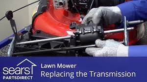 On craftsman models, the drive wheels may be either the front or rear set of skipping wheels may indicate a problem with the craftsman mower's transmission, particularly. Replacing The Transmission On A Lawn Mower Youtube