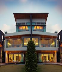 Morning coffee on the balcony with abbey. Luxury 3 Story Modern House Novocom Top