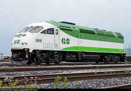 Yup She Finally Arrived Into Mac Yard Off Of Cn 549 Go 666 Sits All By Herself On Track D29 At The Diesel Shop Awaiting A Lift Go Transit Train Model Trains