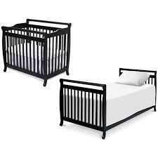 They create the transition into a major bed easier psychologically: Davinci Emily 4 In 1 Convertible Mini Crib With Twin Bed Rails In Ebony M4798e M4799e Pkg