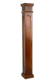 Maple Wooden Column Wraps 8 X 8 Square Recessed Panel Wooden Columns Wood Columns Interior Columns