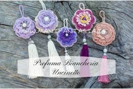E' uno schema un po' complesso, ma se hai bisogno d'aiuto scrivimi qui. Sacchettino Ad Uncinetto Profuma Biancheria