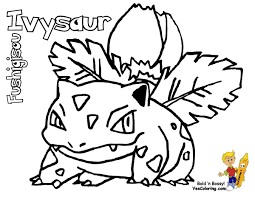 With over 4000 coloring pages including pokemon # 80 coloring pages. Ivysaur Coloring Page Bmo Show