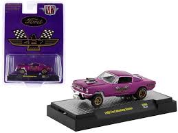 1966 ford mustang gasser model purple metallic w gold wheels 427 h karson diecast 1966 ford mustang gasser model purple metallic w gold wheels 427 hobby exclusive limited edition to 3 600 pieces worldwide 1 64 diecast m2