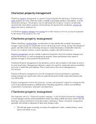 As a real estate portfolio manager, you study the use of commercial land, research the market value, negotiate funds, allocate resources over properties, handle portfolios for large companies, and offer your services to institutional investors or pension fund owners. Charleston Property Management