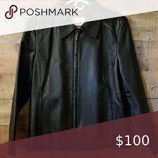 Worthington Black Genuine Leather Jacket Leather Jacket Worthington Genuine Leather Jackets
