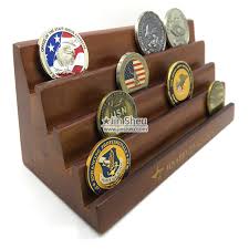 Your challenge coins are treasured possessions, so try these ways to make challenge coin holders and display cases to highlight your coins. Coin Wooden Display Rack Promotional Products Items Manufacturing And Supply Jin Sheu