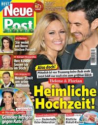 Nach der trennung gab es keinen. Helene Fischer Florian Silbereisen Helene Fischer And Florian Silbereisen Neue Post Magazine 22 March 2016 Cover Photo Germany